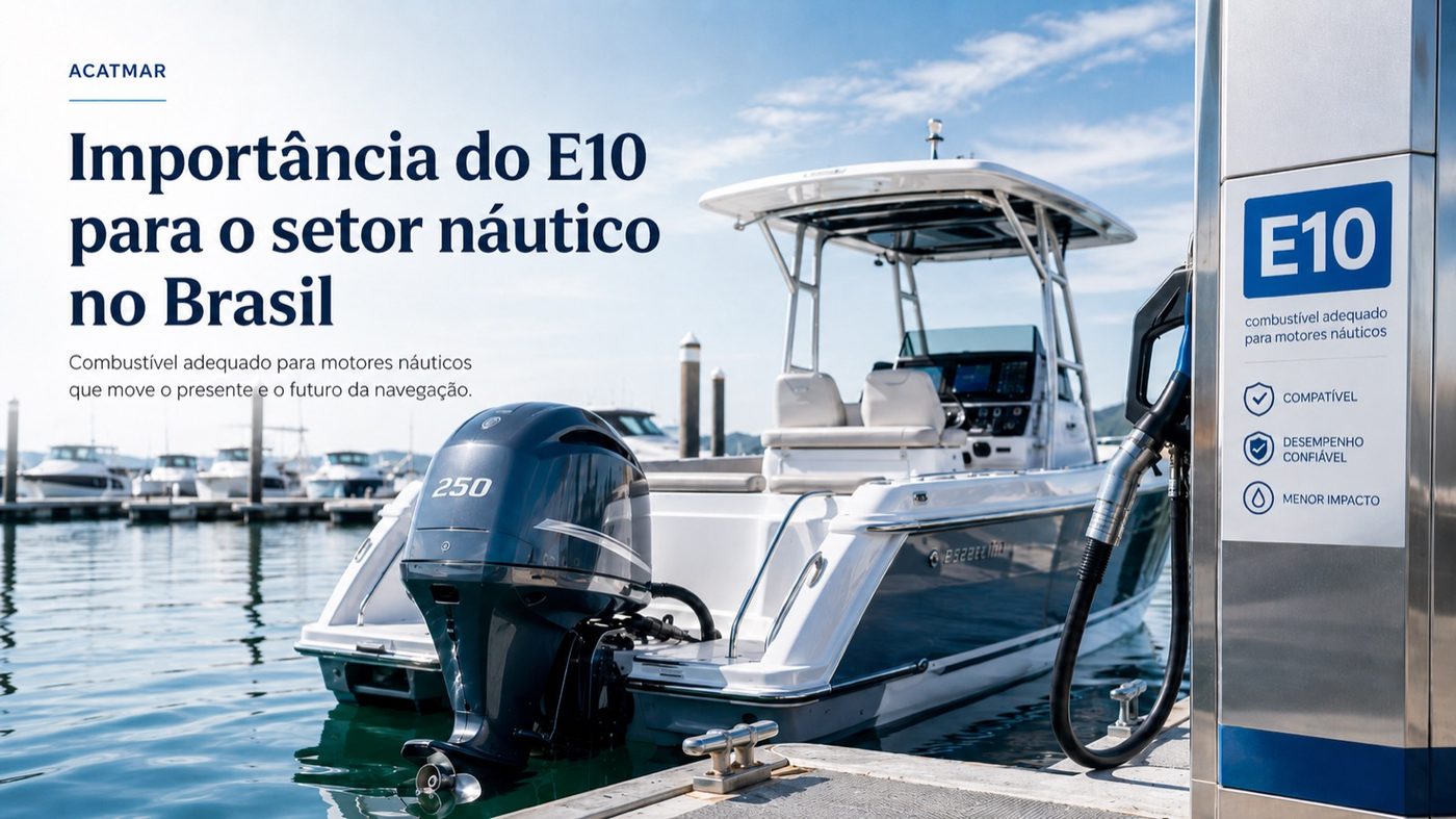 Setor náutico defende a disponibilidade de gasolina E10 nos postos do Brasil