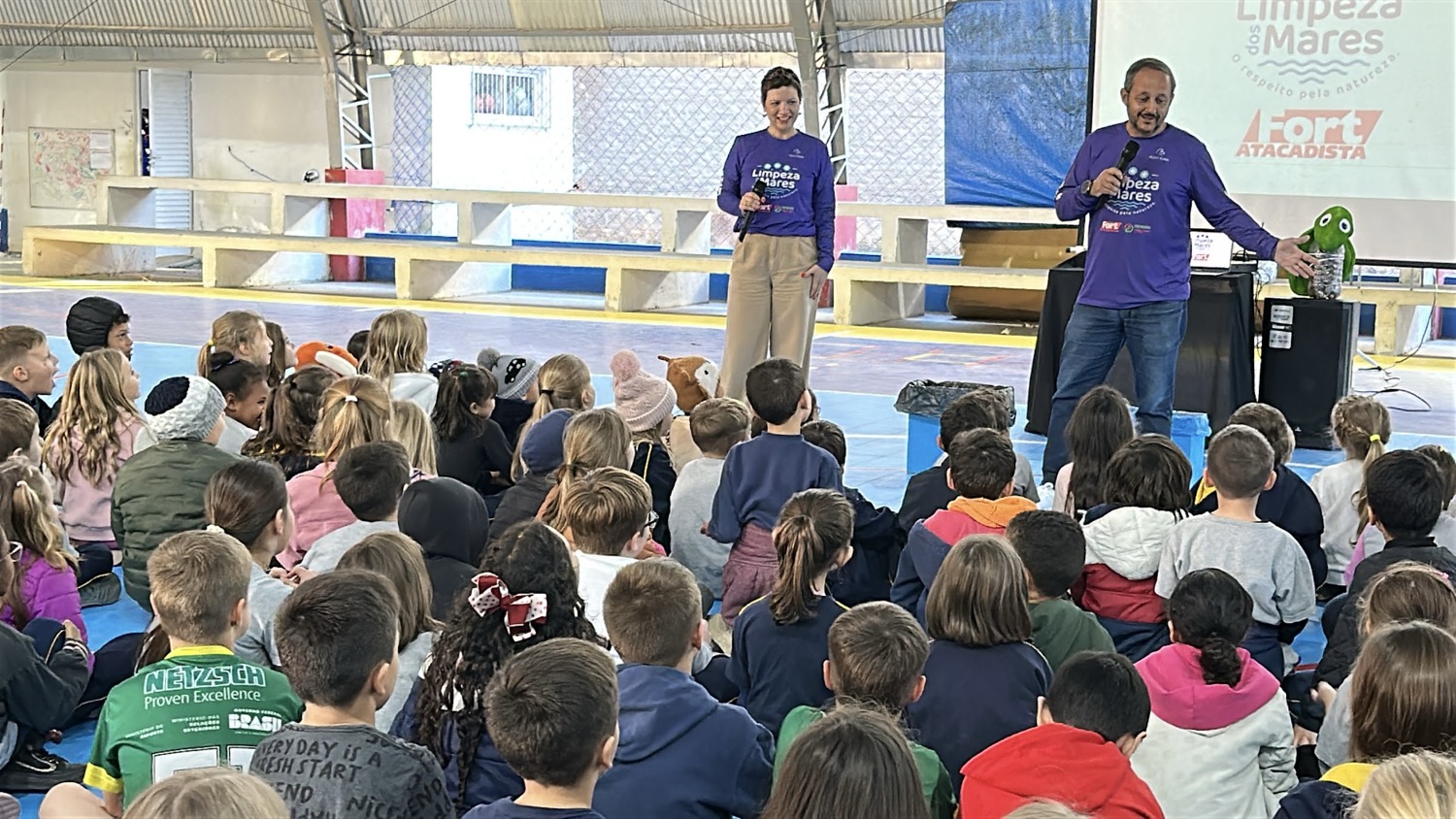 Limpeza dos Mares project brings environmental education to schools this month