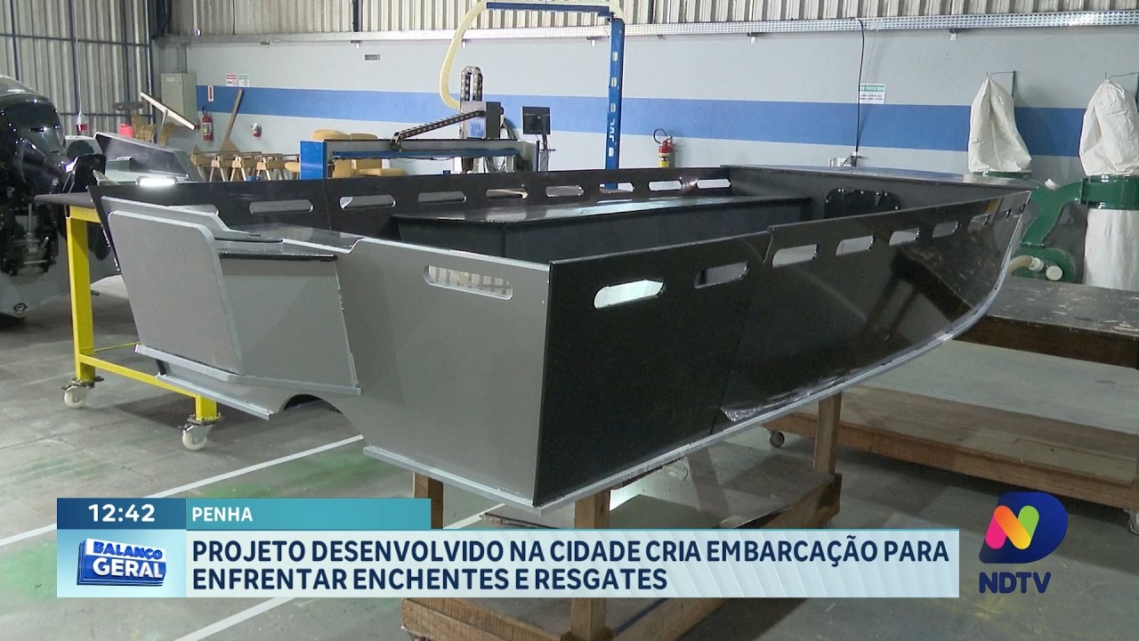 Video: a vessel developed in Santa Catarina for rescues and flood response