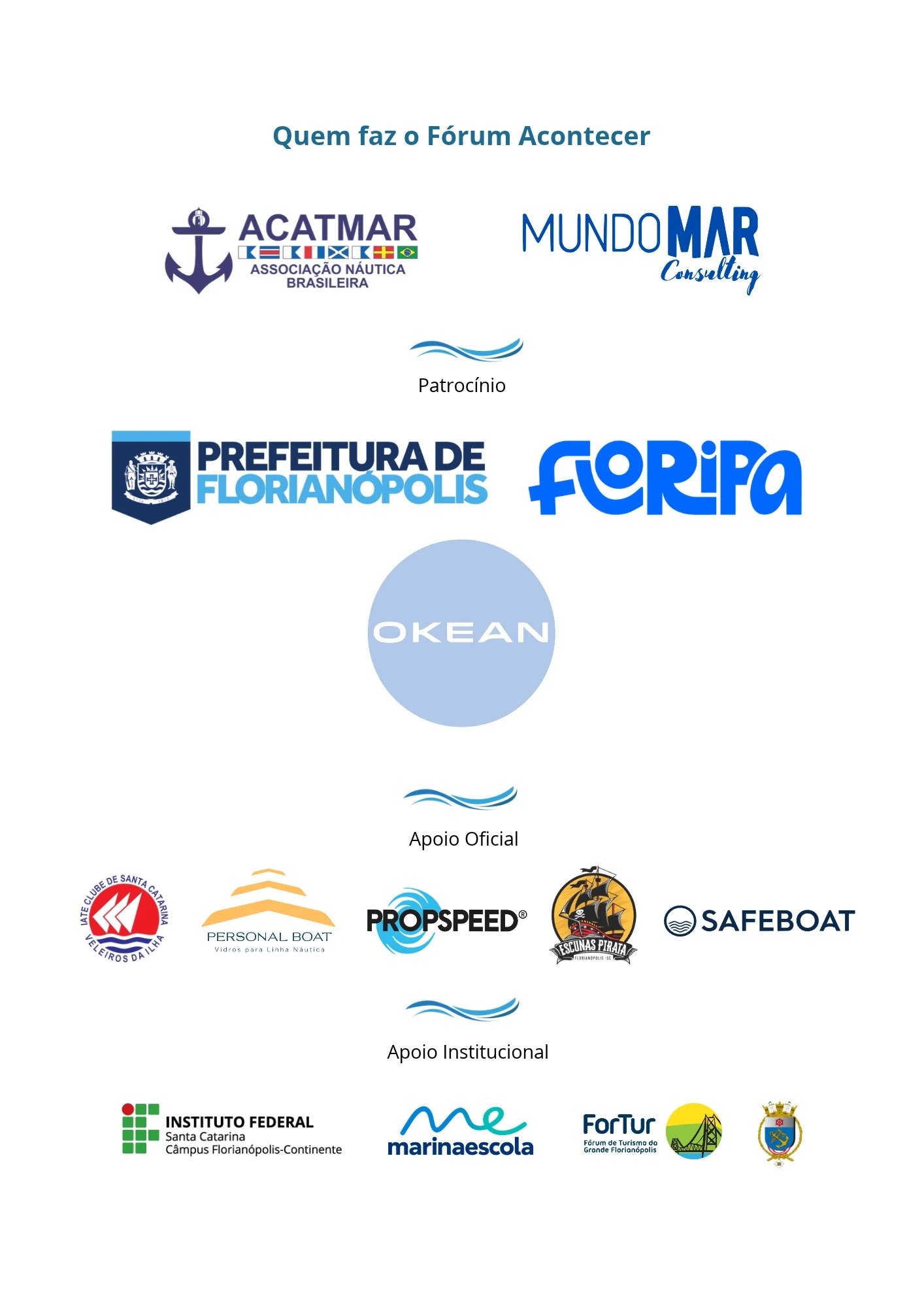 Who makes the VI Forum happen: sponsors and supporters